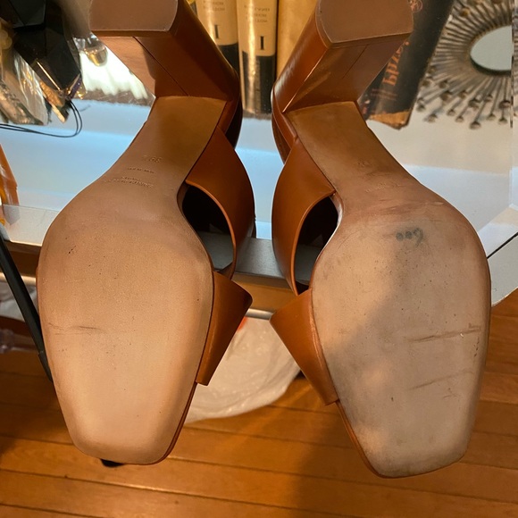 Brown saint laurent heels 39 1/2 - Picture 5 of 7